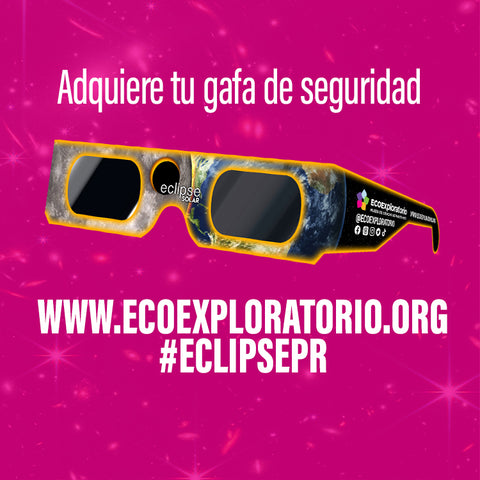 Venta de gafas de seguridad para Eclipse Solar (Paquete de 5 gafas por $15)
